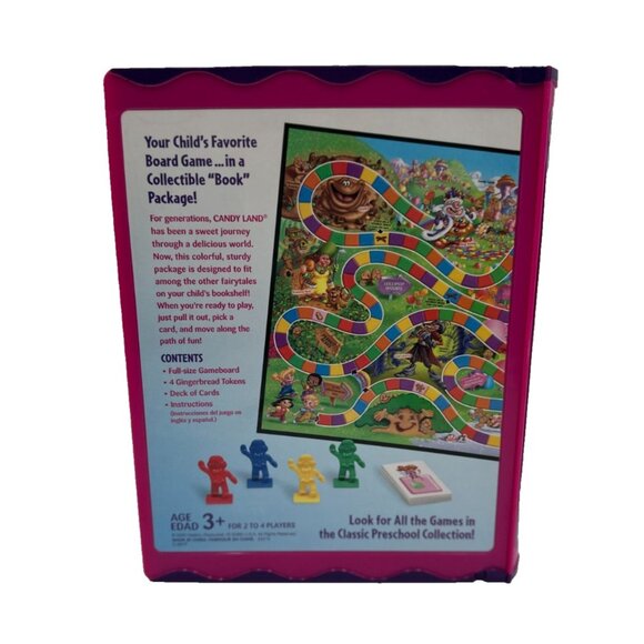 Candy Land Bookshelf Edition 2006 Hasbro Classic Board Game – 2 Cards Missing - Picture 2 of 16